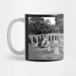 Chess in the city park Mug